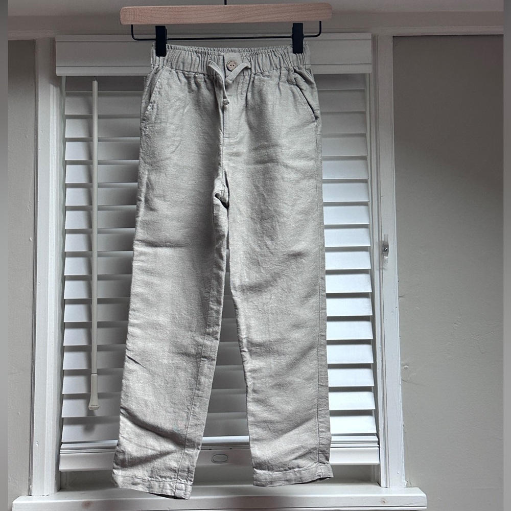 Rylee + cru boys linen pants